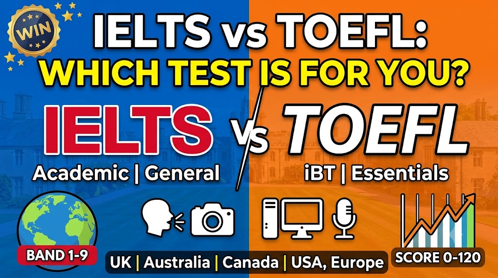 IELTS vs TOEFL: Which English Test Should You Take?