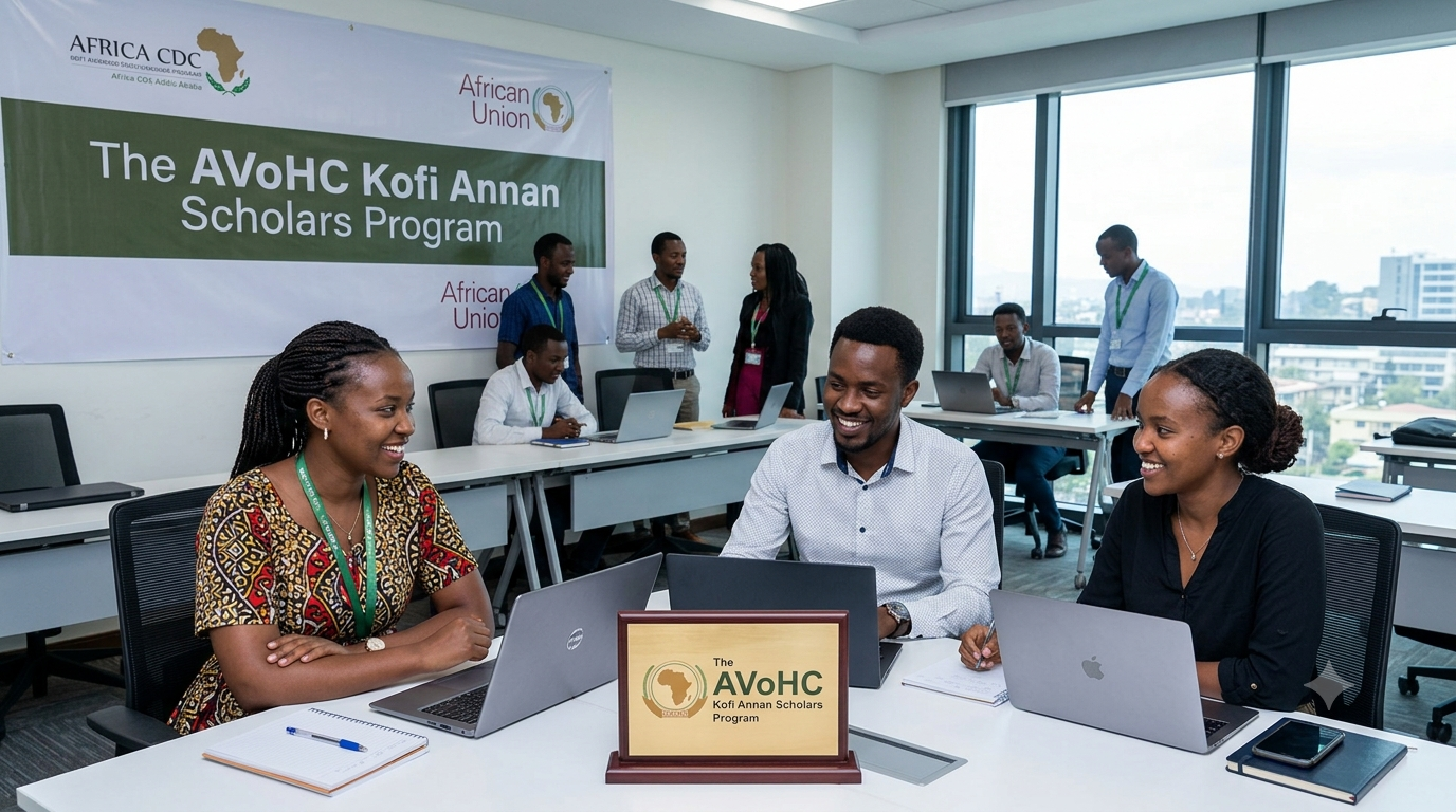 AVoHC Kofi Annan Scholars Program – Financial Specialist – Africa CDC for young African professionals (Fully Funded)