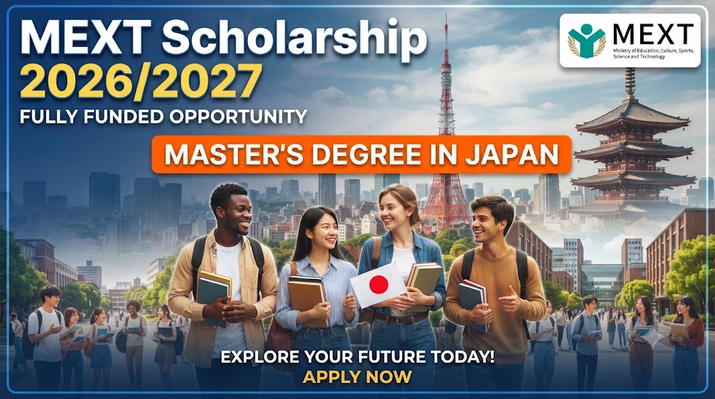 MEXT Scholarship 2026/2027 for International Students to Study in Japan (Fully Funded)